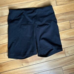 Yoga shorts, size small. 4.5 inches long. Good condition